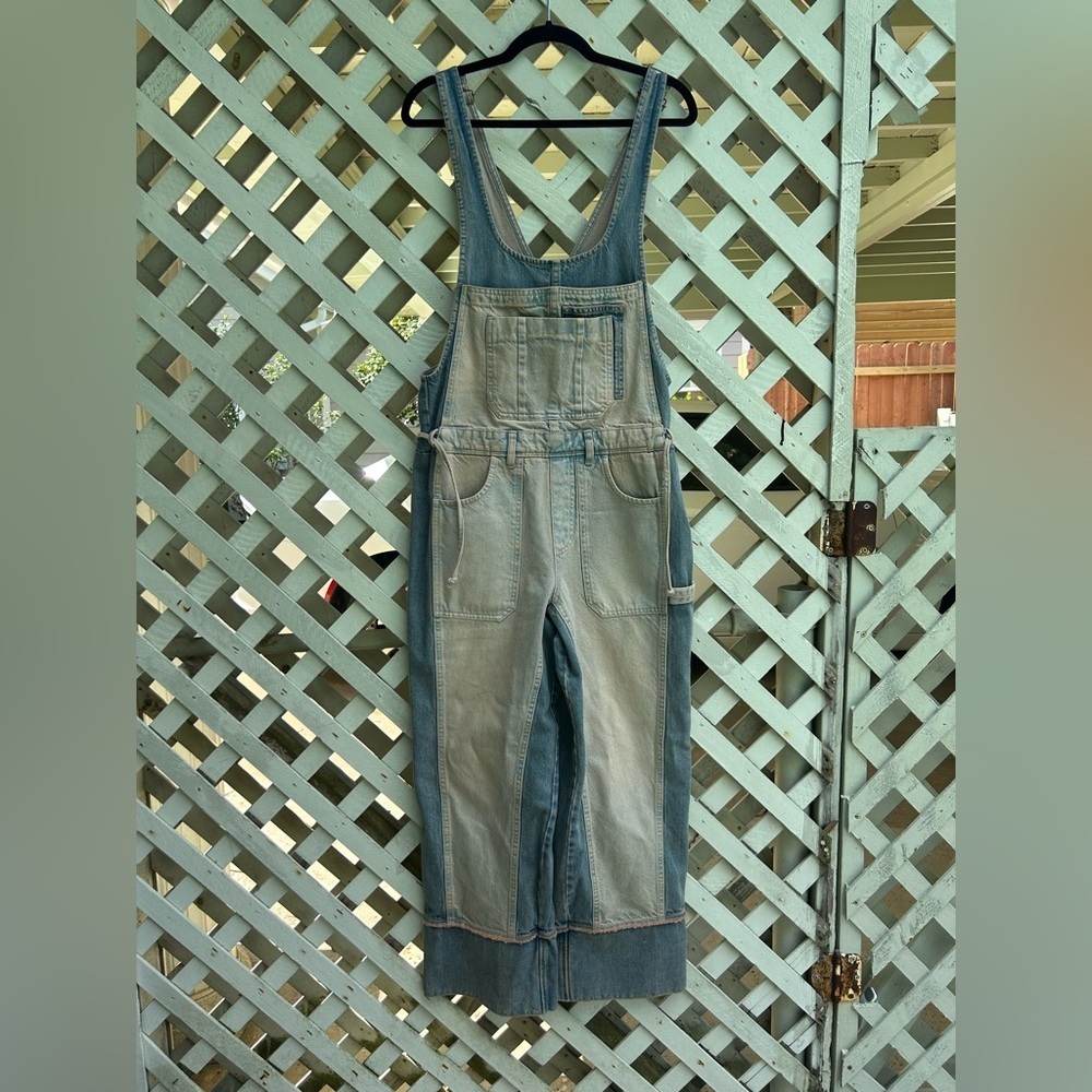 Rare free people denim overalls - Picture 3 of 5